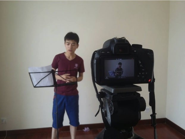Broke Vietnamese Teen Filming His First YouTube Video