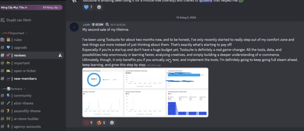 ToolSuite dashboard shows analytics and pricing insights for AI tools