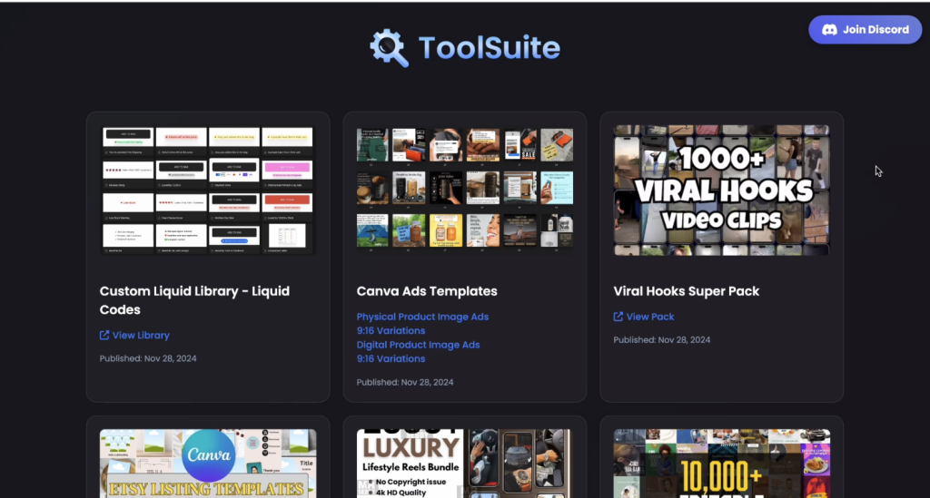 ToolSuite Viral Hooks Super Pack for video reels and ads